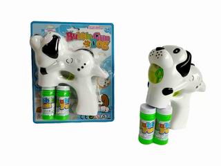 DOG BUBBLE GUN W/LIGHT,