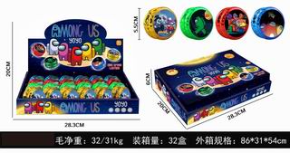 YO-YO W/LIGHT 24PCS,