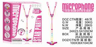 MICROPHONE W/LIGHT & MUSIC & BLUETOOTH,