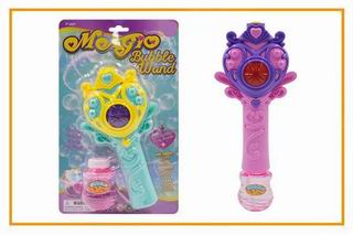 B/O BUBBLE GUN W/LIGHT & MUSIC,