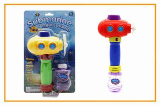 AIRSHIP BUBBLE GUN W/LIGHT & MUSIC,