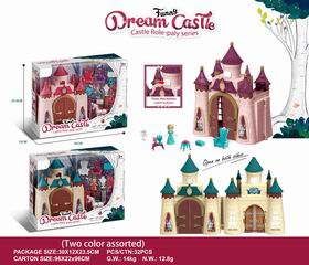 CASTLE W/LIGHT AND MUSIC,