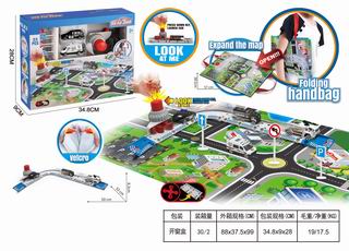 PRESS TRACK CAR 23PCS,