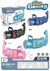 B/O BUBBLE GUN W/LIGHT & MUSIC,