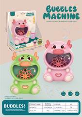 B/O TEDDY BEAR BUBBLE MACHINE W/LIGHT & MUSIC,