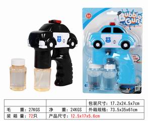 B/O BUBBLE GUN W/LIGHT & MUSIC,