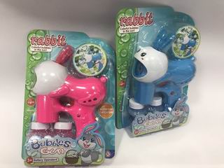 B/O BUBBLE GUN W/LIGHT & MUSIC,