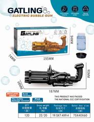 B/O BUBBLE GUN W/LIGHT & MUSIC,