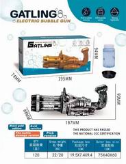 B/O BUBBLE GUN W/LIGHT & MUSIC,