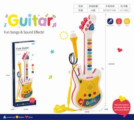 GUITAR W/MICROPHONE & LIGHT & MUISC,