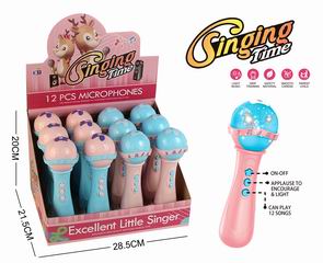 MICROPHONE W/LIGHT & MUSIC 12PCS,