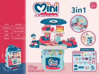 3 IN 1 COLOR DOUGH SET 37PCS,