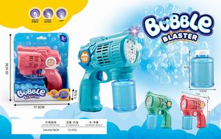 B/O BUBBLE GUN W/LIGHT,