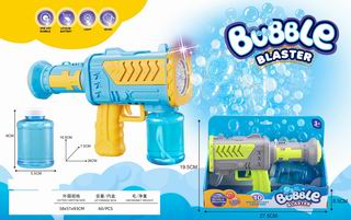 B/O BUBBLE GUN W/LIGHT,