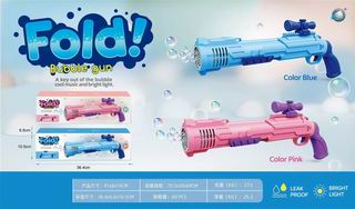 B/O BUBBLE GUN W/LIGHT,