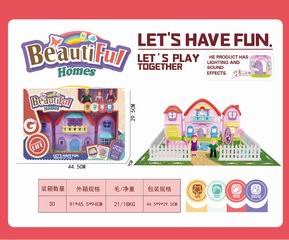 VILLA SET W/LIGHT & MUSIC,