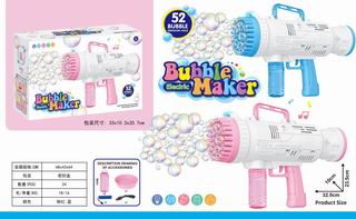 B/O BUBBLE GUN W/LIGHT,