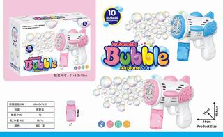 B/O BUBBLE GUN W/LIGHT,