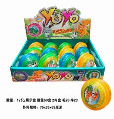 YO-YO W/LIGHT 12PCS,