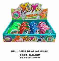 YO-YO W/LIGHT 12PCS,