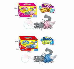 B/O BUBBLE GUN W/LIGHT,