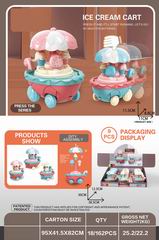 DIY PRESS ICE CREAM CAR 9PCS,