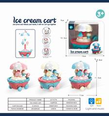 DIY PRESS ICE CREAM CAR W/LIGHT & MUSIC,