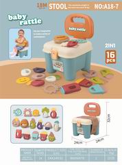 BABY RATTLE STORAGE CHAIR 16PCS,