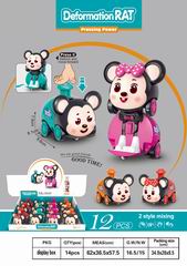 PRESS ANIMAL CAR 12PCS,