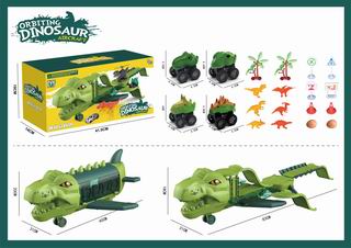 DINOSAUR ORBITING AIRCRAFT,