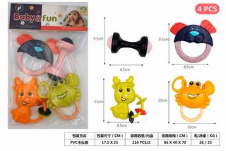 BABY RATTLE 4PCS,
