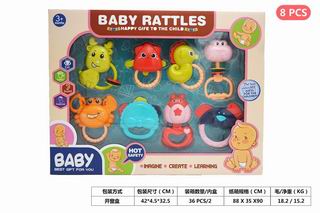 BABY RATTLE 8PCS,