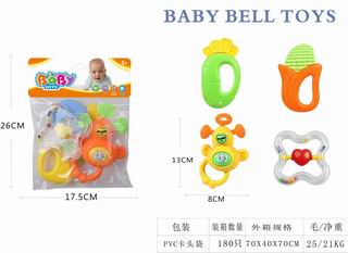 BABY RATTLES 4PCS,