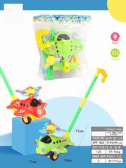 B/O PUSH PLANE W/LIGHT,