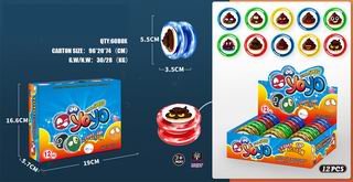 YO-YO W/LIGHT 12PCS,