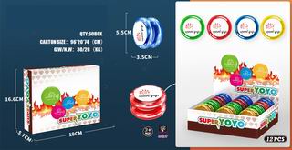 YO-YO W/LIGHT 12PCS,