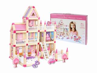 DIY WOODEN VILLA 298PCS,