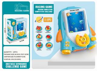 RACING GAME MACHINE W/LIGHT & MUSIC,