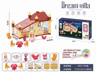 VILLA SET W/LIGHT & MUSIC,
