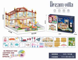 VILLA SET W/LIGHT & MUSIC,
