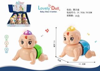 B/O DOLL W/LIGHT & MUSIC 9PCS,