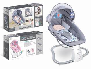 B/O BABY BASSINET W/MUSIC,