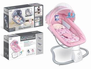 B/O BABY BASSINET W/MUSIC,