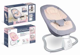 B/O BABY BASSINET W/MUSIC,