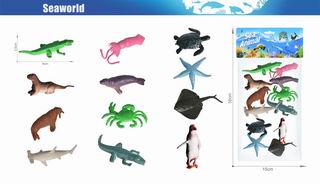 OCEAN ANIMAL SET 12PCS,
