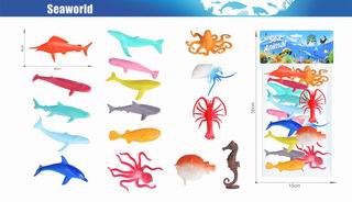 OCEAN ANIMAL SET 16PCS,