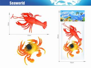 OCEAN ANIMAL SET 2PCS,