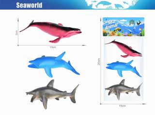 OCEAN ANIMAL SET 3PCS,