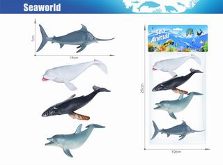 OCEAN ANIMAL SET 4PCS,
