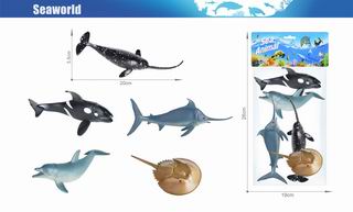 OCEAN ANIMAL SET 5PCS,